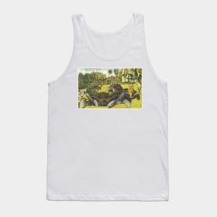 Giant Galapagos tortoises, North Miami Zoo postcard Tank Top